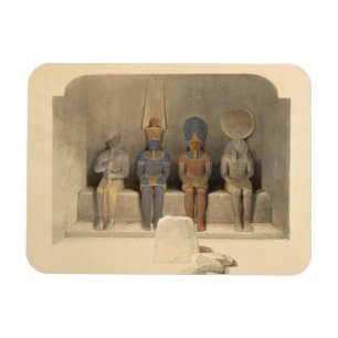 Ímã Santuário do templo de Abu Simbel, de "Egipto