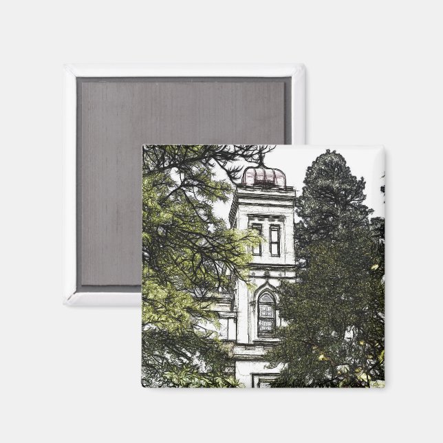 Imã Santuário Entre o Magno das Árvores (Front/Back)