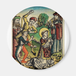 Imã São Estêvão o Protomártir Iconografia de Arte Fina