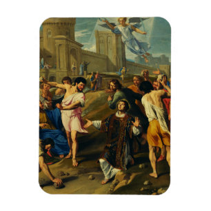 Ímã São Estêvão o Protomártir Iconografia de Arte Fina