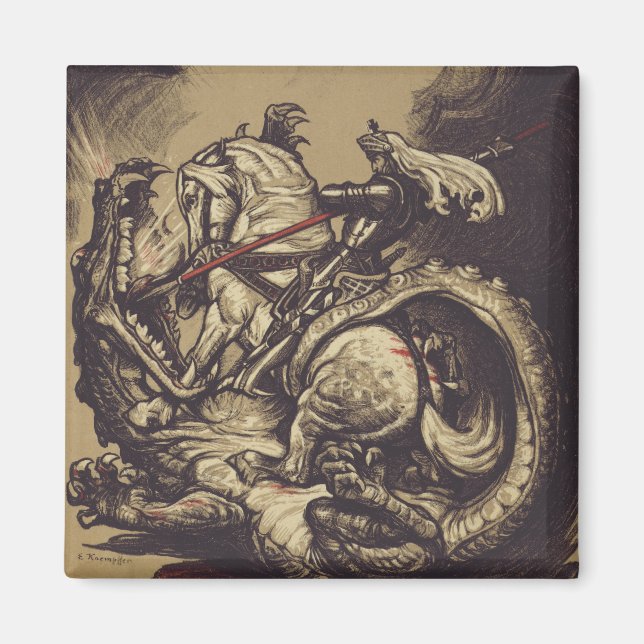 Imã São Jorge e o Dragão Grande Mártir (Frente)