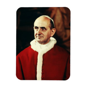 Ímã São Papa Paulo VI chefe da Igreja Católica