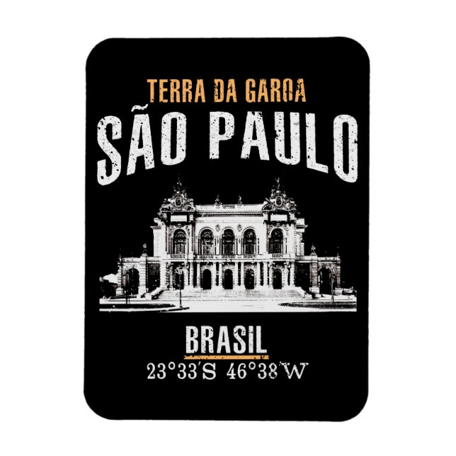 Ímã São Paulo (Vertical)