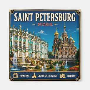 Imã 🏛️ São Petersburgo Rússia Presente Lembrança de V