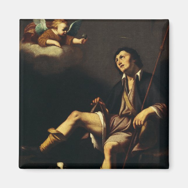 Imã São Roque e o Anjo por Guy François (Frente)