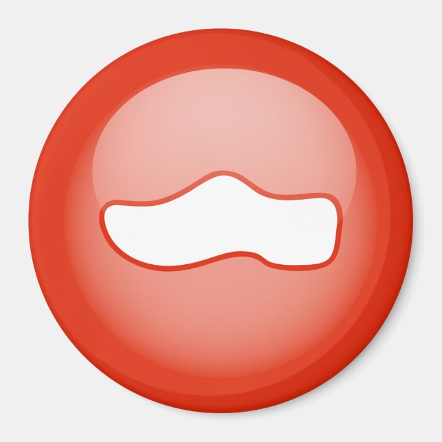 Imã Sapato de Madeira Holandês (Frente)