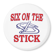 Sapatos Cavalos Magnetos de 3"- 6 no Stick