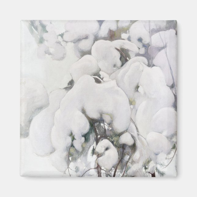 Imã Saplings (por Pekka Halonen) de pinheiro coberto p (Frente)