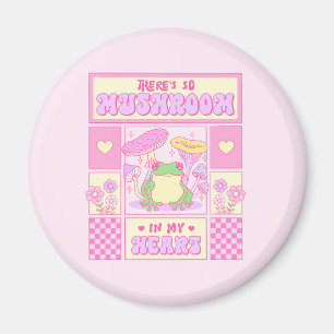 Imã Sapo bonito e cogumelo - Romântico engraçado