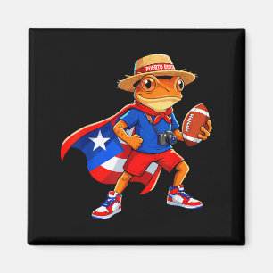 Imã Sapo coqui esportes bandeira de porto rico futebol