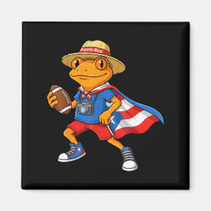 Imã Sapo coqui legal bandeira de porto rico futebol en