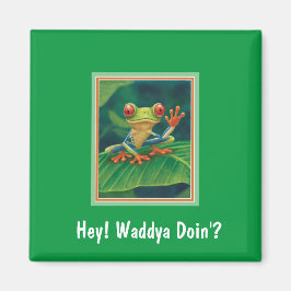 Imã Sapo de árvore de olhos vermelhos