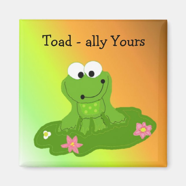 Imã Sapo de Bobo de Toad-ally (Frente)