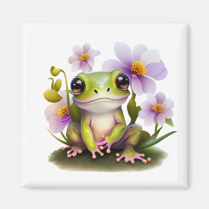 Imã Sapo em Flores