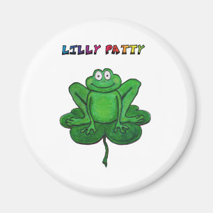 Imã Sapo engraçado da almofada do rissol de Lilly do