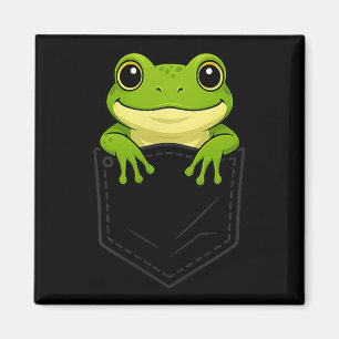Imã Sapo Engraçado Espiando na Camiseta Amante de Anim