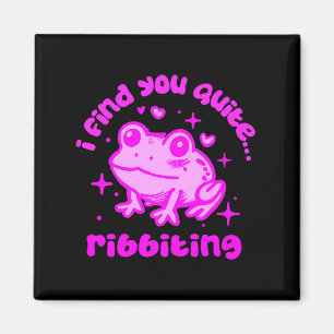 Imã Sapo Fofo Trocadilho Ribbiting Amantes de Sapos Ci