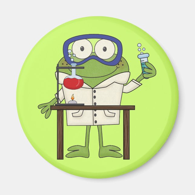 Imã Sapo no laboratório de ciência (Frente)