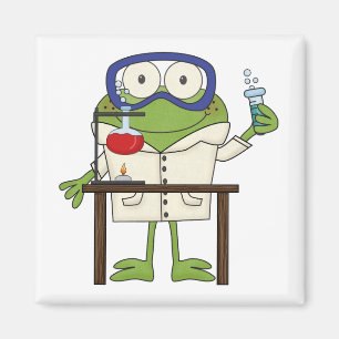 Imã Sapo no laboratório de ciência