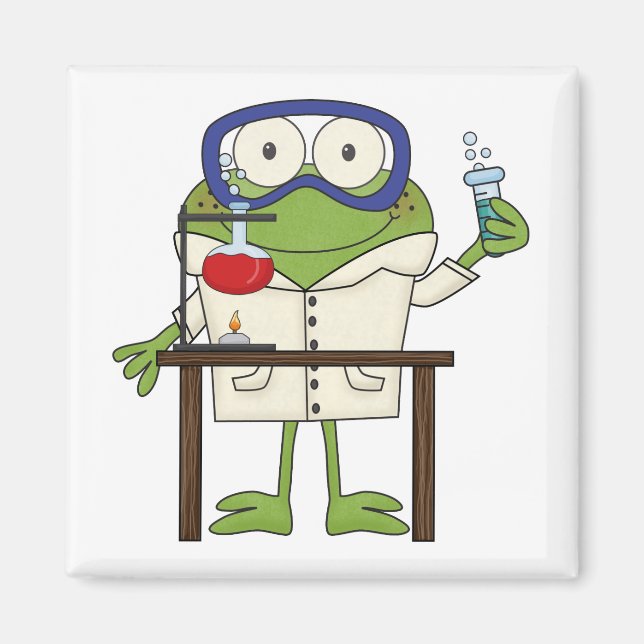 Imã Sapo no laboratório de ciência (Frente)