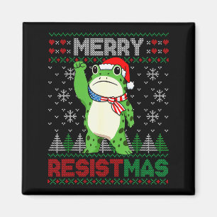 Imã Sapo Retro Alegre Resistmas Engraçado Político Fei