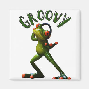 Imã Sapo Verde Groovy