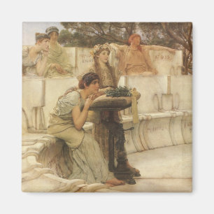 Imã Sappho e Alcaeus por Sir Lawrence Alma Tadema