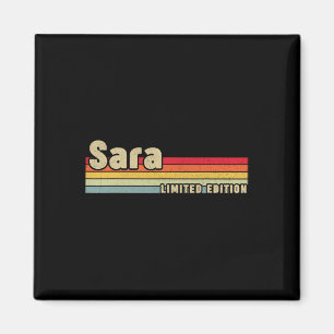 Imã Sara Gift Name Personalizado Aniversário do Natal