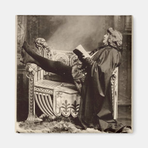 Imã Sarah Bernhardt (1844-1923) como Hamlet no 1899
