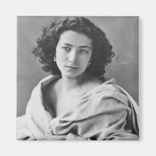 Imã Sarah Bernhardt no traje, c.1860