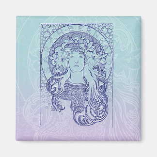 Imã Sarah Bernhardt por Mucha