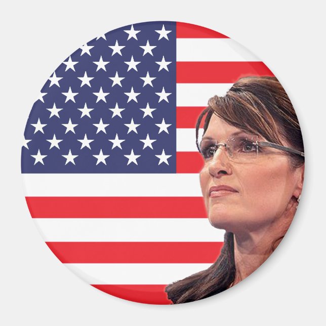 Imã Sarah Palin Fotografia Magnets (Frente)