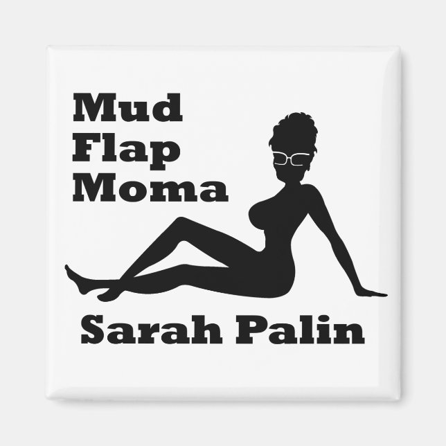 Imã Sarah Palin Mud Flap Moma (Frente)