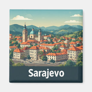 Imã Sarajevo Bósnia Viagem Lembrança Souvenir 🗺️