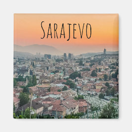 Imã Sarajevo paisagem a partir do ímã superior