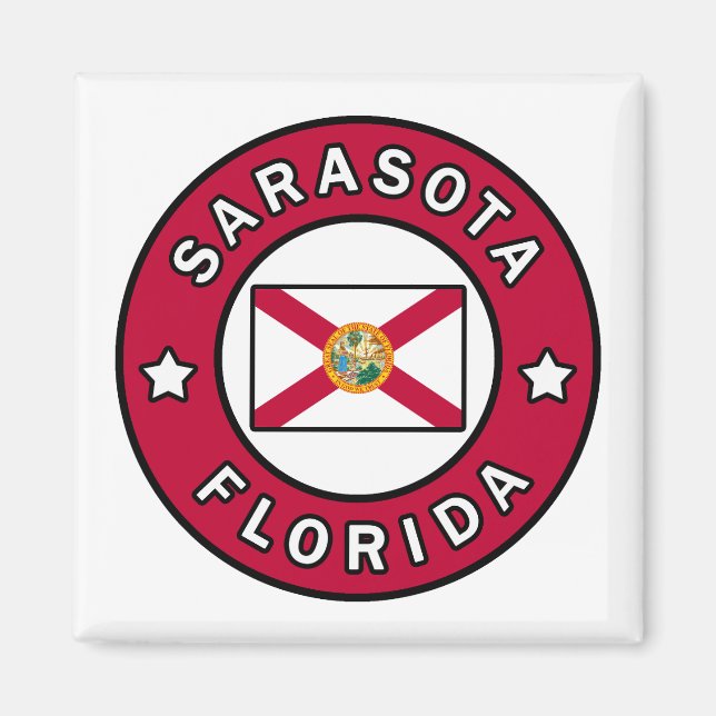 Imã Sarasota Flórida (Frente)