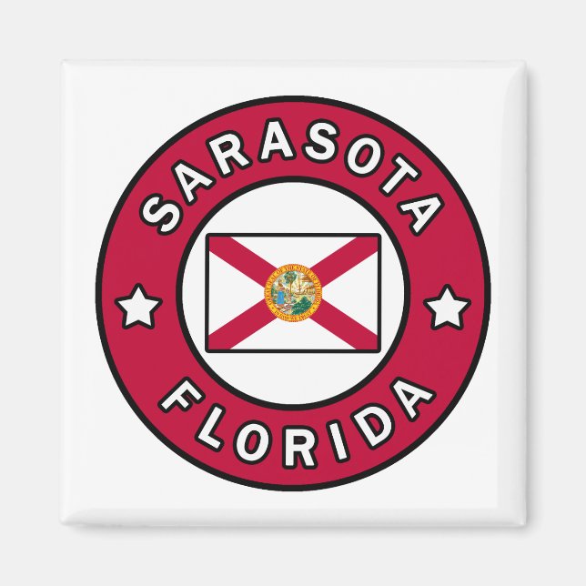 Imã Sarasota Flórida (Frente)