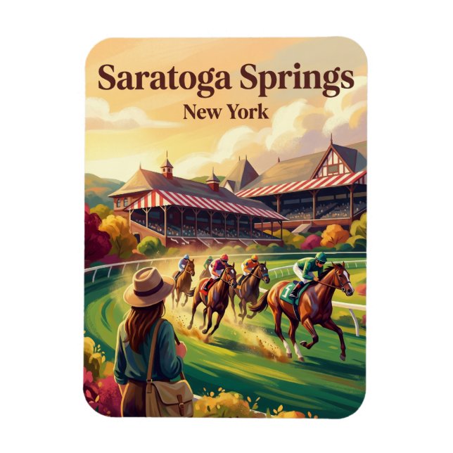 Ímã Saratoga Race Course EUA (Vertical)