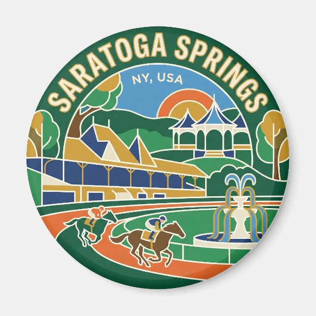 Imã Saratoga Springs, NY, EUA EUA (Frente)