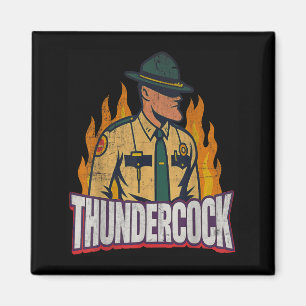 Imã Sargento Oficial Cius Thunder Bodycam Meme Engraça