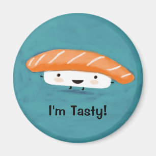 Imã Sashimi de Salmão Kawaii