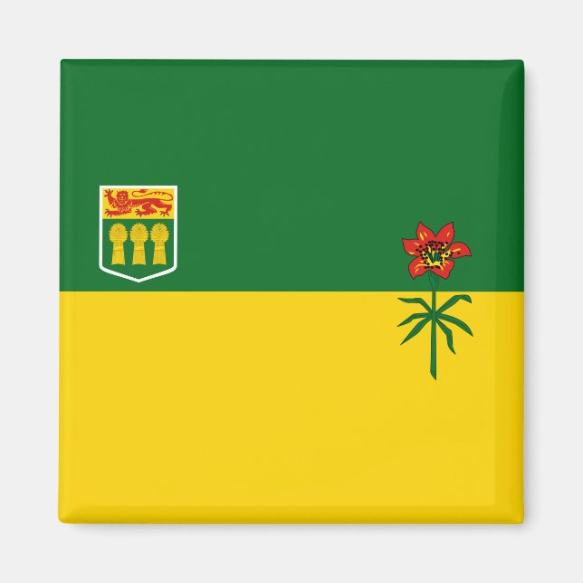Imã Saskatchewan Flag (Frente)
