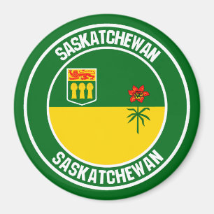 Imã Saskatchewan Round Emblem