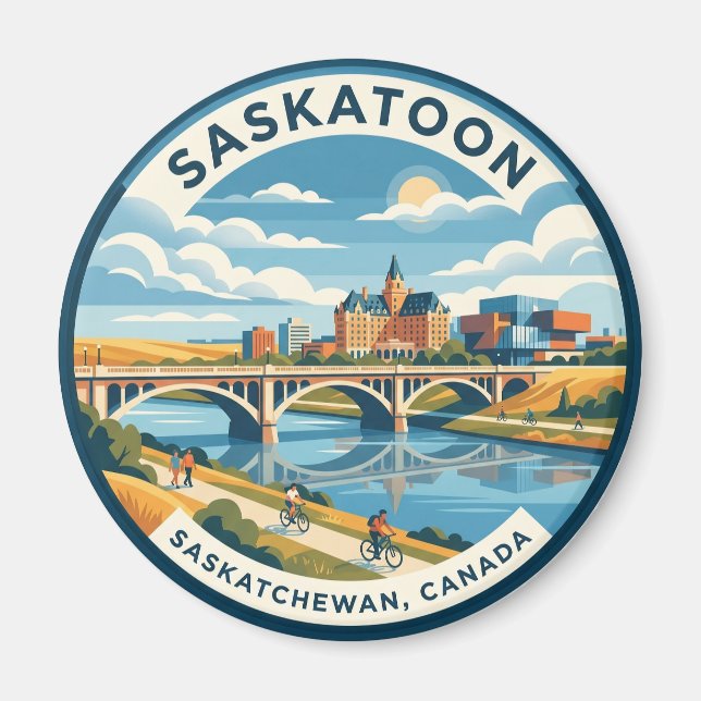 Imã Saskatoon Canadá (Frente)