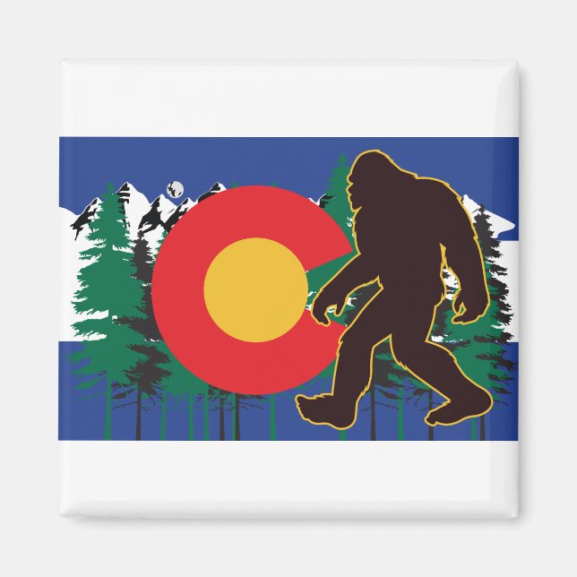 Imã Sasquatch Bigfoot (Frente)