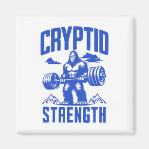 Imã Sasquatch Cryptid Resistente Levantando Humor Mono