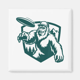 Imã Sasquatch Disc Golf Outdoor Dge Disc Golfing Bigfo