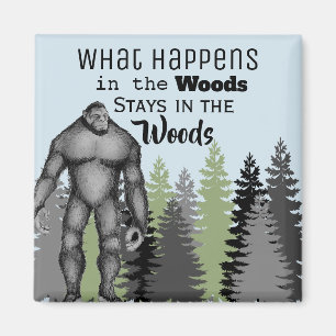 Imã Sasquatch engraçado