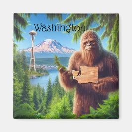 Imã Sasquatch Washington Souvenir Viagem Gift