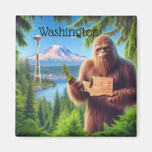 Imã Sasquatch Washington Souvenir Viagem Gift
